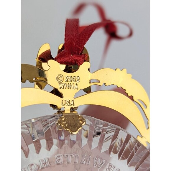 2002 Official White House Historical Ornament Roosevelt Era Inspired Acrylic - Picture 9 of 9